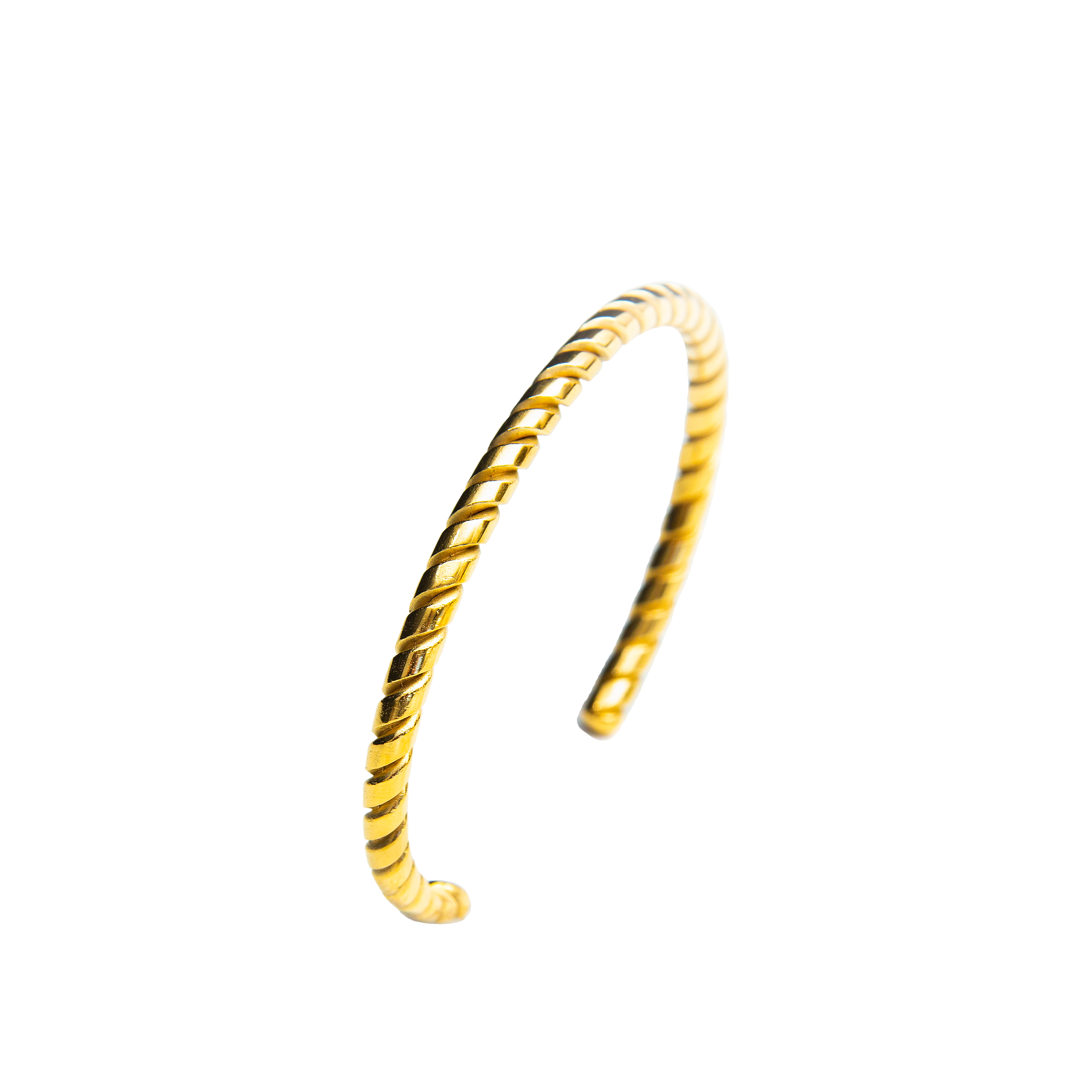 Bracelet Round Bangle 24K Gold Plated Silver Susan Brandt Jewelry