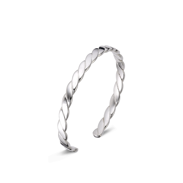 Jewellery Silver Twisted Bangle Bracelet Bangle Bracelet Twisted