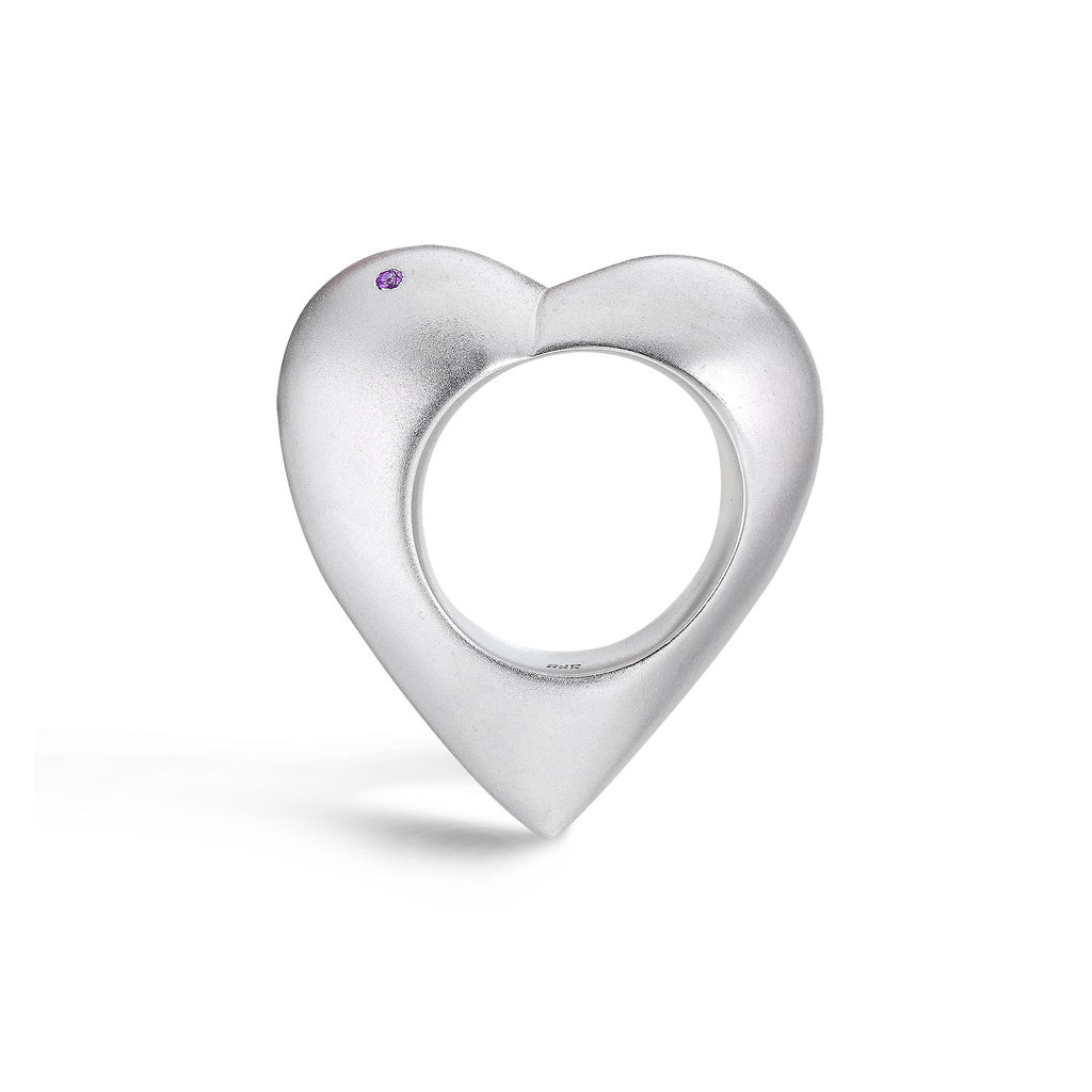 Love ring collection heart ring made of sterling silver 925 by Susan Brandt Jewelry 11 jan 2020
